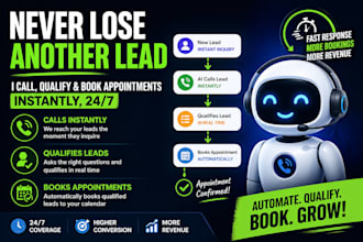 done for you ai calling system that contacts leads instantly and book appointmen