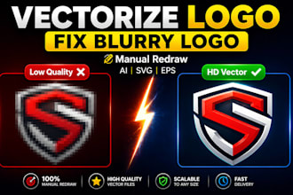 convert logo to vector redraw vector tracing to svg ai eps pdf
