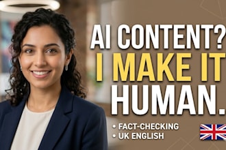 humanize, fact check, and edit your ai generated content