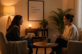 be your calm, non judgmental conversation partner