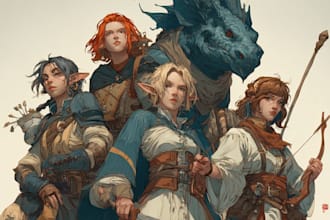 draw your dnd group