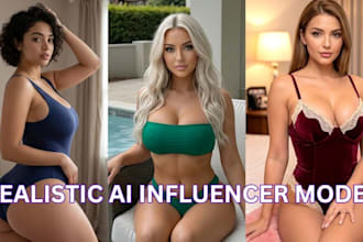 create ai model for instagram,ai influencer model,lora training