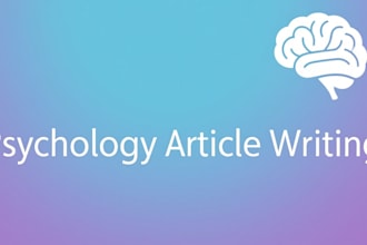 write psychology article on anxiety and stress