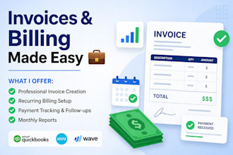 manage invoices and billing in quickbooks or xero