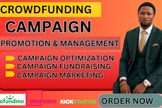 create and promote school and ngos gofundme campaign for real and fast donations