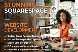 design squarespace website development