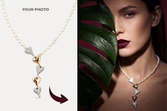 create luxury ai product photos for jewelry brands