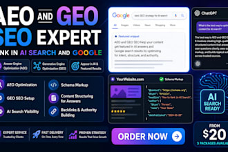 do complete monthly website on page GEO, aeo local and ai SEO optimization