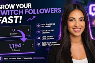 do organic twitch tv channel followers growth
