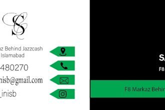 create outstanding print ready business card for you