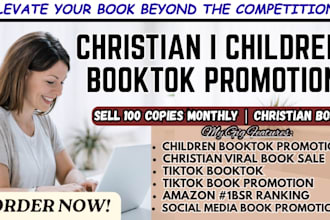 viral christian booktok promotion amazon kdp sales tiktok viral children booktok