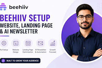 beehiiv setup beehiiv website beehiiv landing page beehiiv ai newsletter