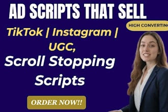 write high converting tiktok and instagram video ad scripts