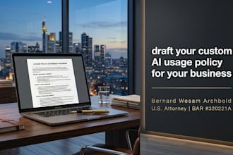 as a US attorney draft your custom ai usage policy for your business