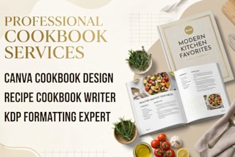 canva cookbook design recipe cookbook writer cookbook formatting for amazon kdp