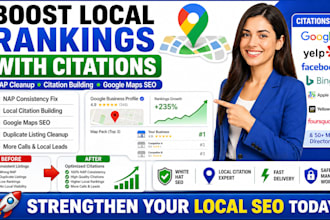 improve google business profile SEO with local citations and nap cleanup