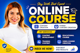 create training courseware, tutor guide,powerpoint presentation,course materials