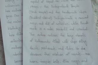 write neat handwritten notes and letters
