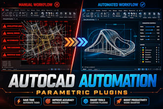 create parametric and automation plugins for autocad