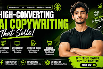write ai business copywriting sales scripts copy writer website content article