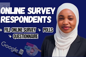gather real survey respondents to fill online survey