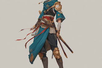 create a digital art, concept art, and nft art