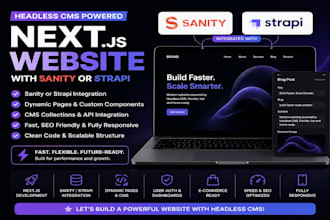 integrate headless cms sanity next js react customization developer strapi api