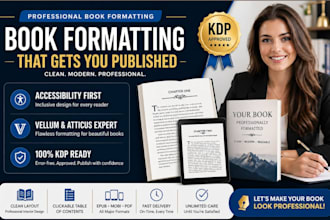 do ebook formatting book interior design book layout typesetting for amazon kdp