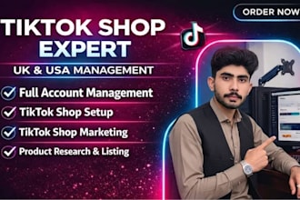 be your expert virtual assistant for tiktok shop setup and management