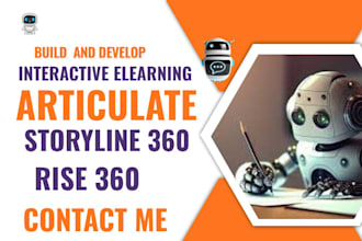 create interactive elearning onboarding avatar training video in articulate 360