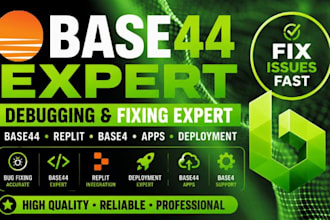 base44 expert debugging base44 replit base44 app base4 base44 deployment base 44