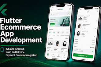 build a flutter ecommerce mobile app