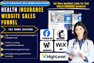 design life insurance iul medical landing page final expense website funnel