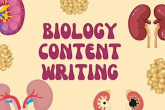 write simple and engaging biology and health articles in clear english