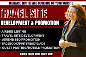 promote your airbnb or travel website to increase traffic and bookings