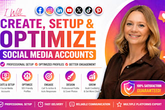 create setup optimize all social media account facebook business page setup