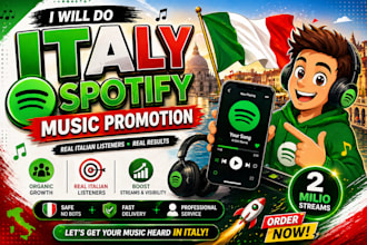 italy spotify music promotion