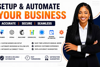 setup framer openai mailchimp gohighlevel calendly booking automation zapier