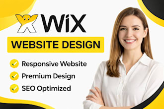 design a modern responsive wix website