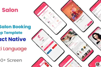 develop custom ai salon booking app, ai beauty app, spa app, all ai features