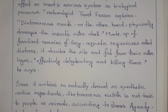 do handwriting on notes
