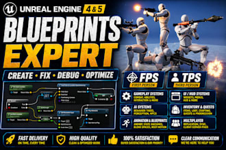 create fix and debug unreal engine 5 blueprints ai UI animation gameplay systems