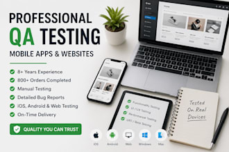do app testing and website testing,QA,iphone,ipad,and android user testing