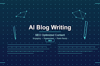write SEO blog posts using ai and python