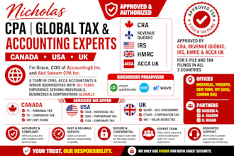 certified public accountant for business and personal tax filing, tax return