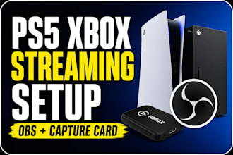 setup ps5 xbox streaming with obs and capture card