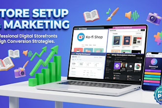 kofi shop setup, beacons ai, whop, gumroad, payhip, stan store marketing