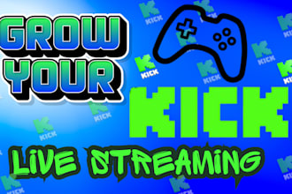 do organic kick promotion for engagement, live viewers and affiliate growth