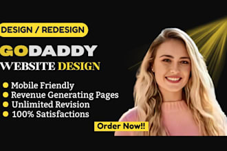redesign godaddy website develop godaddy ecommerce website design godaddy seo