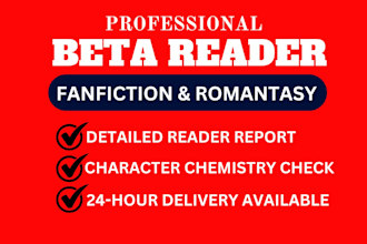 be your fanfiction romantasy beta reader and provide a comprehensive critique